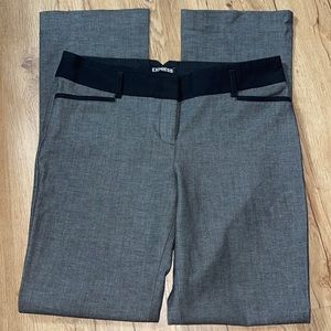 Express 8R columnist black gray trousers